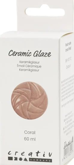 Keramik Glasur - 984-1101 C - Dækkende - Coral - 60 ML