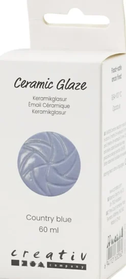 Keramik Glasur - 984-1101 C - Dækkende - Country Blue - 60 ML