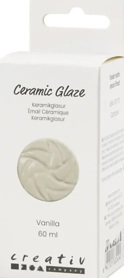Keramik Glasur - 984-1101 C - Dækkende - Vanilla - 60 ML