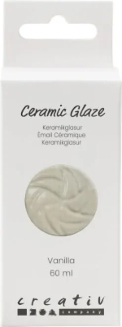 Keramik Glasur - 984-1101 C - Dækkende - Vanilla - 60 ML