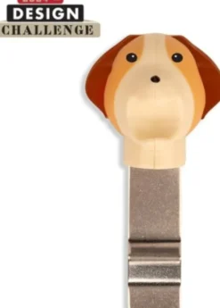 Kikkerland - Bog Clips Med Blyantholder - Hundehvalp