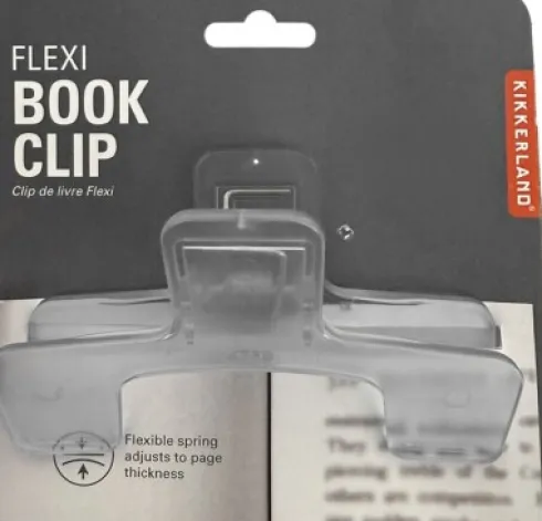 Kikkerland - Flexi Book Clip - Flexibel Sideholder Til Bog
