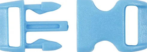 Kliklås - L 29 MM - B 15 MM - Hulstr. 3X11 MM - Assorterede Farver - 100 Stk