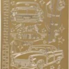 Klistermærker - Biler - Guld