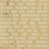 Klistermærker - Engelske Ord - Guld - 4 Ark