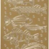 Klistermærker Fisk - Guld