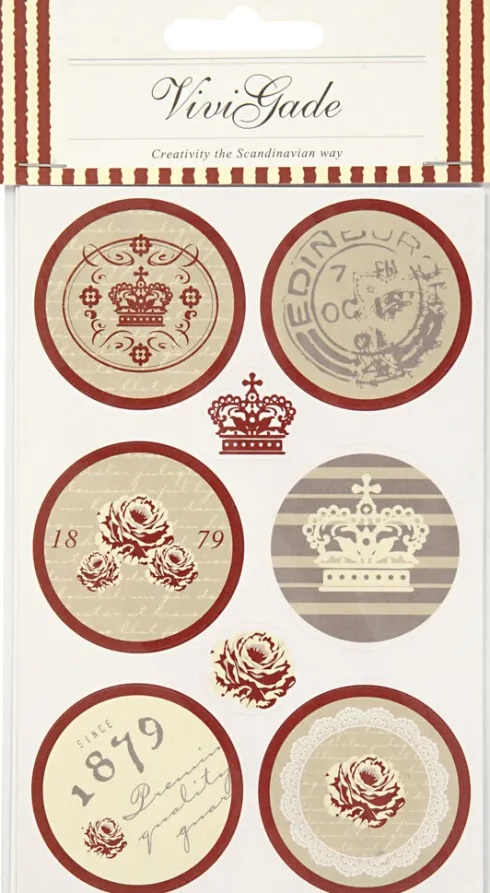 Klistermærker - Royal Post Vivi Gade - 4 Ark