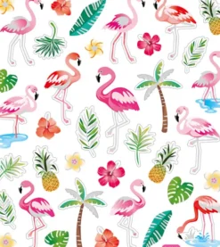 Klistermærker Til Børn - Flamingo