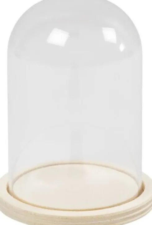 Klokke På Træfod - H 9,5 CM - Ø 6 CM - Hulstr. 3 MM - 10 Stk