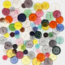 Knappe-Mix - Ø 12+18+20 MM - Assorterede Farver - 800 Stk