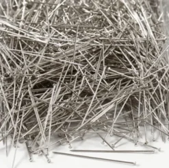 Knappenåle - L 37 MM - Tykkelse 0,7 MM - Sølv - 500 G