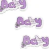 Knapper - Baby Lilla - Ca. 3 CM - 12 Stk