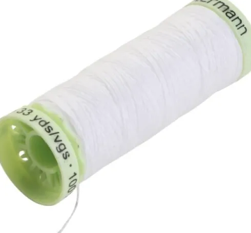 Knaptråd - Hvid - 30 M