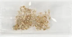 Knudeskjulere Med Øje - L 8 MM - Ø 3 MM - Forgyldt - 100 Stk