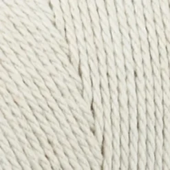 Knyttegarn - Tykkelse 1 MM - L 315 M - Tynd Kvalitet 12/12 - Lys Natur - 220 G