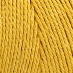 Knyttegarn - Tykkelse 1 MM - L 315 M - Tynd Kvalitet 12/12 - Gul - 220 G