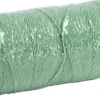 Knyttegarn - Tykkelse 1 MM - L 315 M - Tynd Kvalitet 12/12 - Lys Grøn - 220 G
