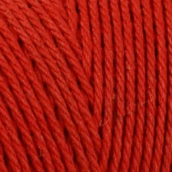 Knyttegarn - Tykkelse 1 MM - L 315 M - Tynd Kvalitet 12/12 - Rød - 220 G