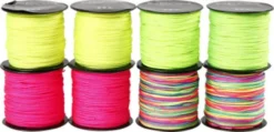 Knyttesnor - Tykkelse 1 MM - Neon Grøn - Neon Pink - Neon Gul - Neonmix - 8X28 M