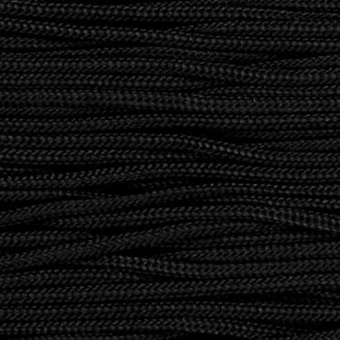 Knyttesnor - Tykkelse 1 MM - Nylon - Sort - 10 M