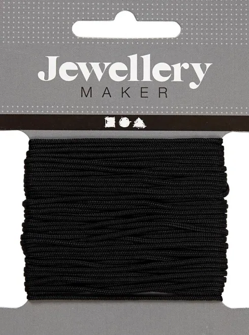 Knyttesnor - Tykkelse 1 MM - Nylon - Sort - 10 M