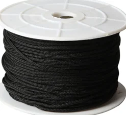 Knyttesnor - Tykkelse 2 MM - Polyester - Sort - 50 M