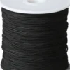 Knyttesnor - Tykkelse 1 MM - Polyester - Sort - 50 M