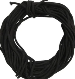 Knyttesnor - Tykkelse 4 MM - Polyester - Sort - 40 M
