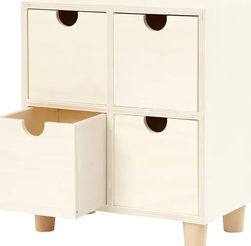 Kommode - H 23 CM - D 11,5 CM - B 20 CM - 1 Stk