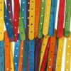 Konstruktionspinde - L 15 CM - B 1,8 CM - Hulstr. 4 MM - Assorterede Farver - 500 Assorterede