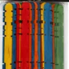 Konstruktionspinde - L 11,4 CM - B 10 MM - Assorterede Farver - 30 Stk