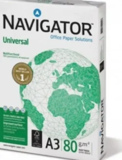 Kopipapir A3 500 Ark Hvid Navigator