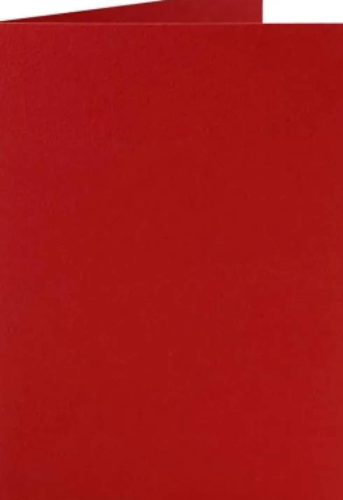 Kort - Kort Str. 10,5X15 CM - 220 G - Rød - 10 Stk