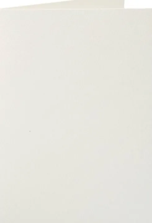 Kort - Kort Str. 10,5X15 CM - 220 G - Råhvid - 10 Stk