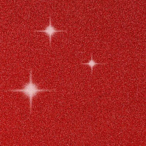 Kort Og Kuverter - 10,5X15 CM - 11,5X16,5 CM - Glitter Rød - 4 Sæt