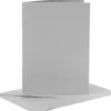 Kort Og Kuverter - 10,5X15 CM - 11,5X16,5 CM - Grå - 6 Sæt