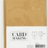 Kort Og Kuverter - 10,5X15 CM - 11,5X16,5 CM - Natur - 6 Sæt