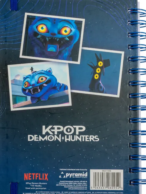 K-Pop Demon Hunters - Notesbog - A5 - 3D Lentikulær - Derpy