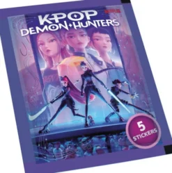 Kpop Demon Hunters Sticker Album + 2 Blind Bags