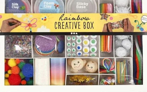 Kreakasse Til Børn - Regnbue - DIY Kit
