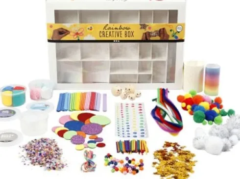Kreakasse Til Børn - Regnbue - DIY Kit