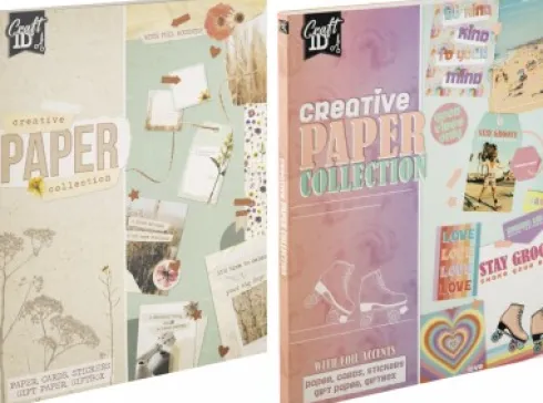 Kreativ Papir Sæt - Craft Id - Assorteret