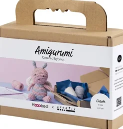 Kreativt Sæt Med Amigurumi - Honningbi - Pastelfarver