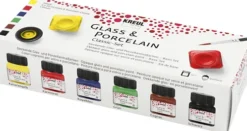 Kreul - Glass & Porcelain - Forskellige Farver - 6X20 ML