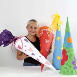 Kræmmerhuse - H 68 CM - Ø 20 CM - Hvid - 5 Stk