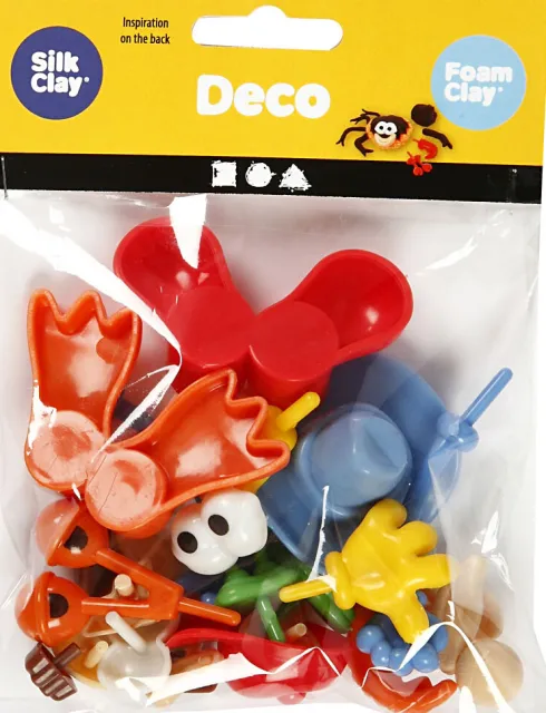 Kropsdele - Str. 0,8-6,8 CM - Assorterede Farver - 26 Stk