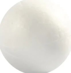 Kugle - Ø 4 CM - Hvid - 10 Stk