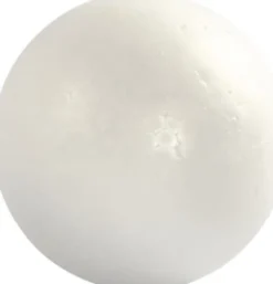 Kugle - Ø 12 CM - Hvid - 5 Stk