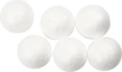 Kugle - Ø 1,5 CM - Hvid - 200 Stk
