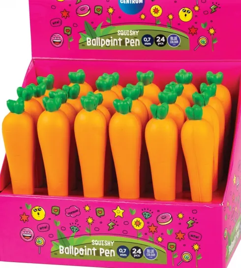 Kuglepen Squishi Gulerod - Centrum